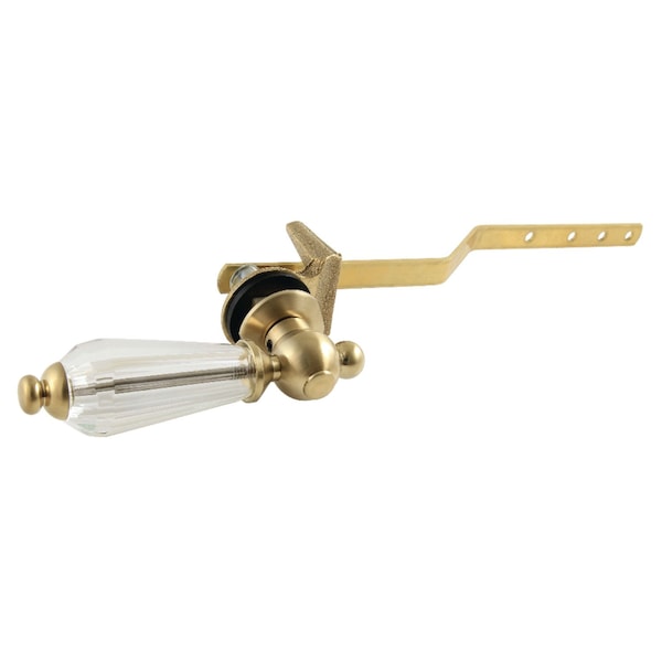 Kingston Brass Front Mount Toilet Tank Lever, Brushed Brass KTWLL7 - main